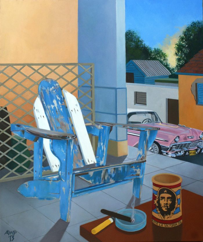 Cuban Chair (Che’s Legacy)  –  60cm x 45cm © Alan Power